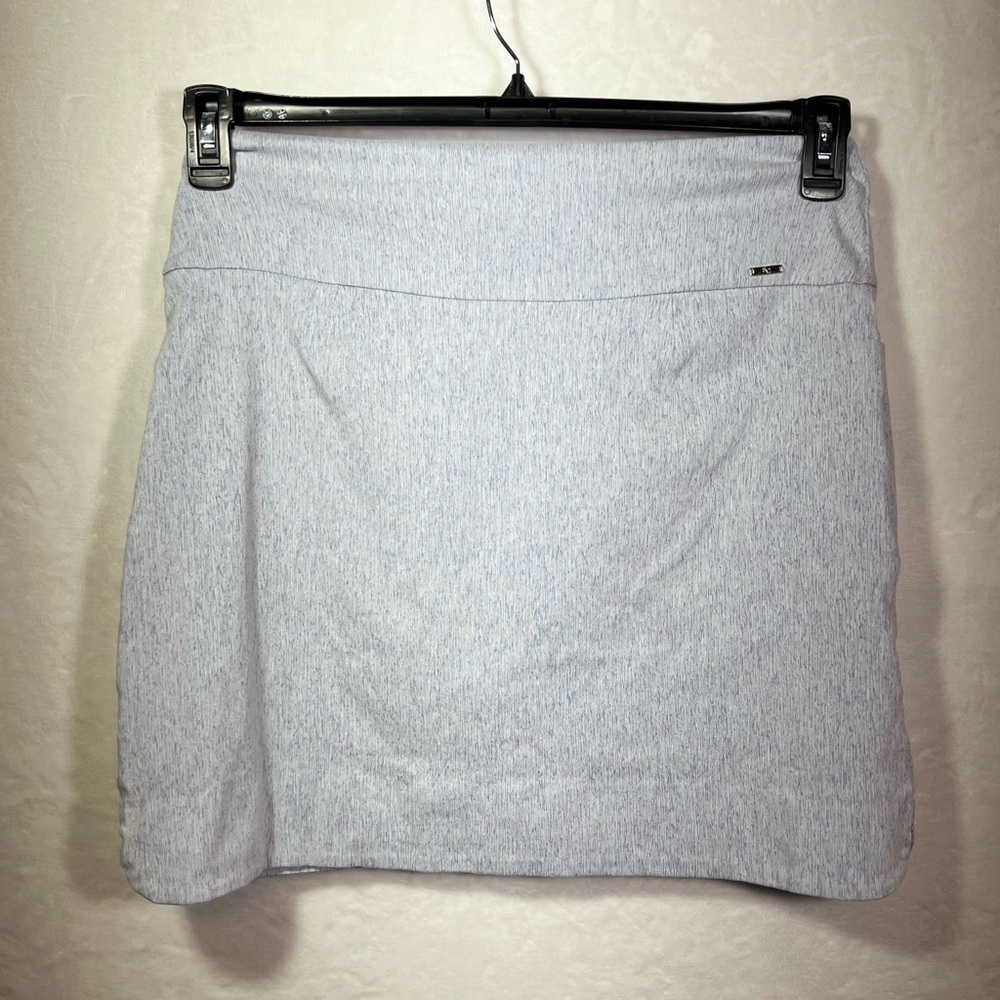 S.C.&Co Blue White Tummy Control Skort Womens L Stretch Summer Golf - Picture 3 of 10
